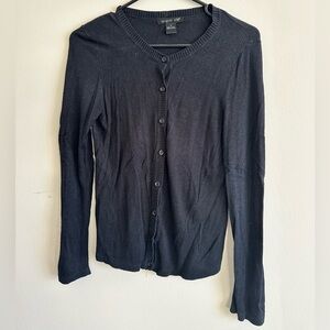 August Silk Cardigan Sweater